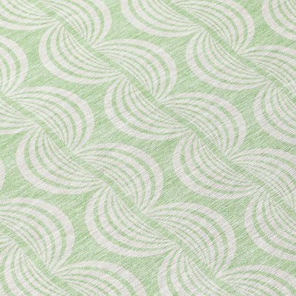 Darya Green Washable Indoor-Outdoor Rug-Outdoor Rugs-LOOMLAN Rugs-LOOMLAN