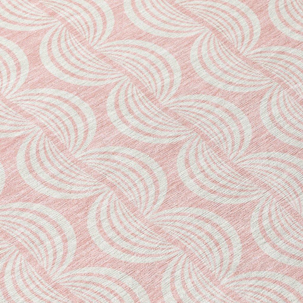 Darya Pink Washable Indoor-Outdoor Rug-Outdoor Rugs-LOOMLAN Rugs-LOOMLAN