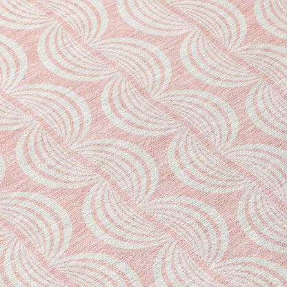 Darya Pink Washable Indoor-Outdoor Rug-Outdoor Rugs-LOOMLAN Rugs-LOOMLAN