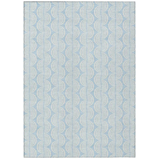 Darya Sky Washable Indoor-Outdoor Rug-Outdoor Rugs-LOOMLAN Rugs-2'6" x 3'10"-LOOMLAN
