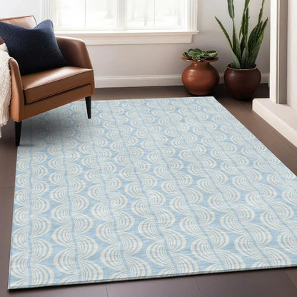 Darya Sky Washable Indoor-Outdoor Rug-Outdoor Rugs-LOOMLAN Rugs-LOOMLAN