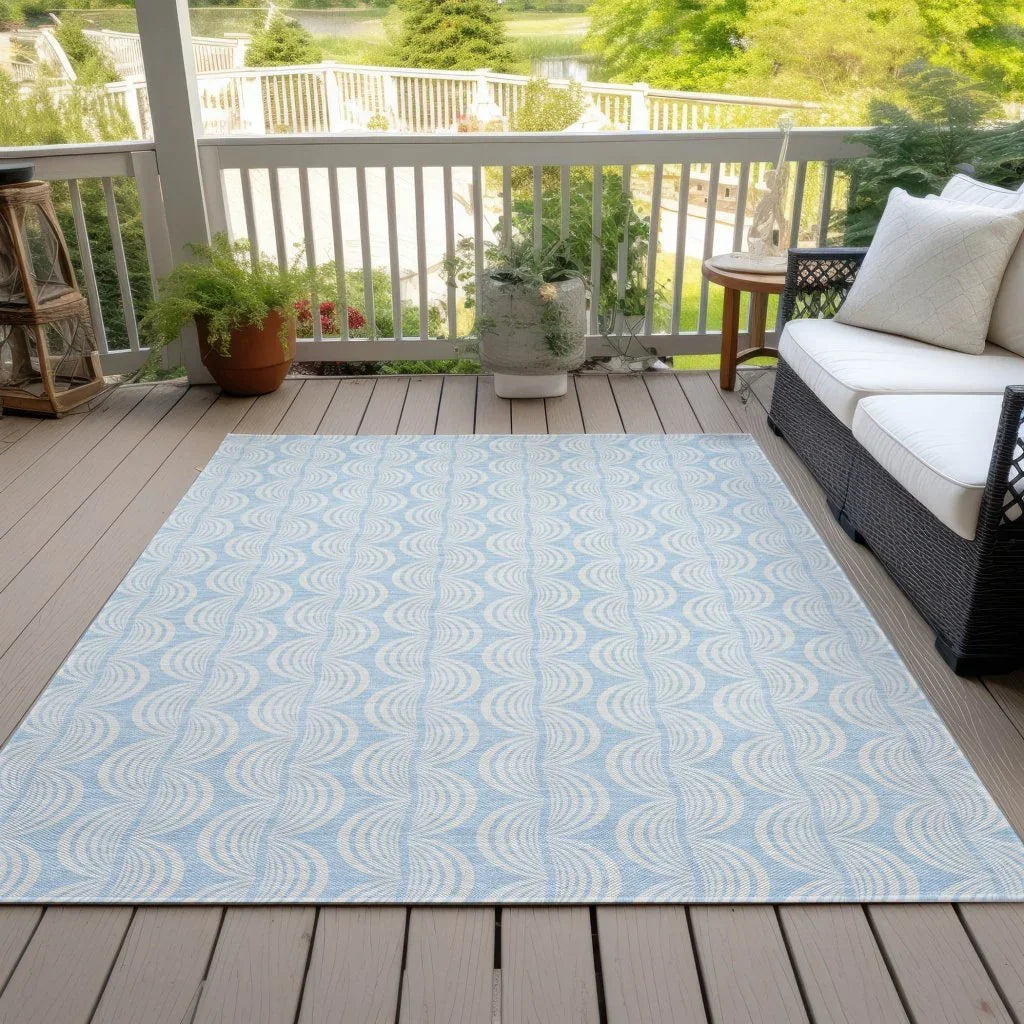 Darya Sky Washable Indoor-Outdoor Rug-Outdoor Rugs-LOOMLAN Rugs-LOOMLAN
