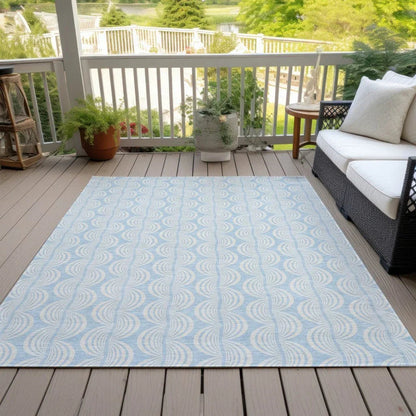 Darya Sky Washable Indoor-Outdoor Rug-Outdoor Rugs-LOOMLAN Rugs-LOOMLAN