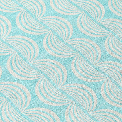 Darya Teal Washable Indoor-Outdoor Rug-Outdoor Rugs-LOOMLAN Rugs-LOOMLAN