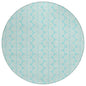 Darya Teal Washable Indoor-Outdoor Rug-Outdoor Rugs-LOOMLAN Rugs-8' x 8'-LOOMLAN
