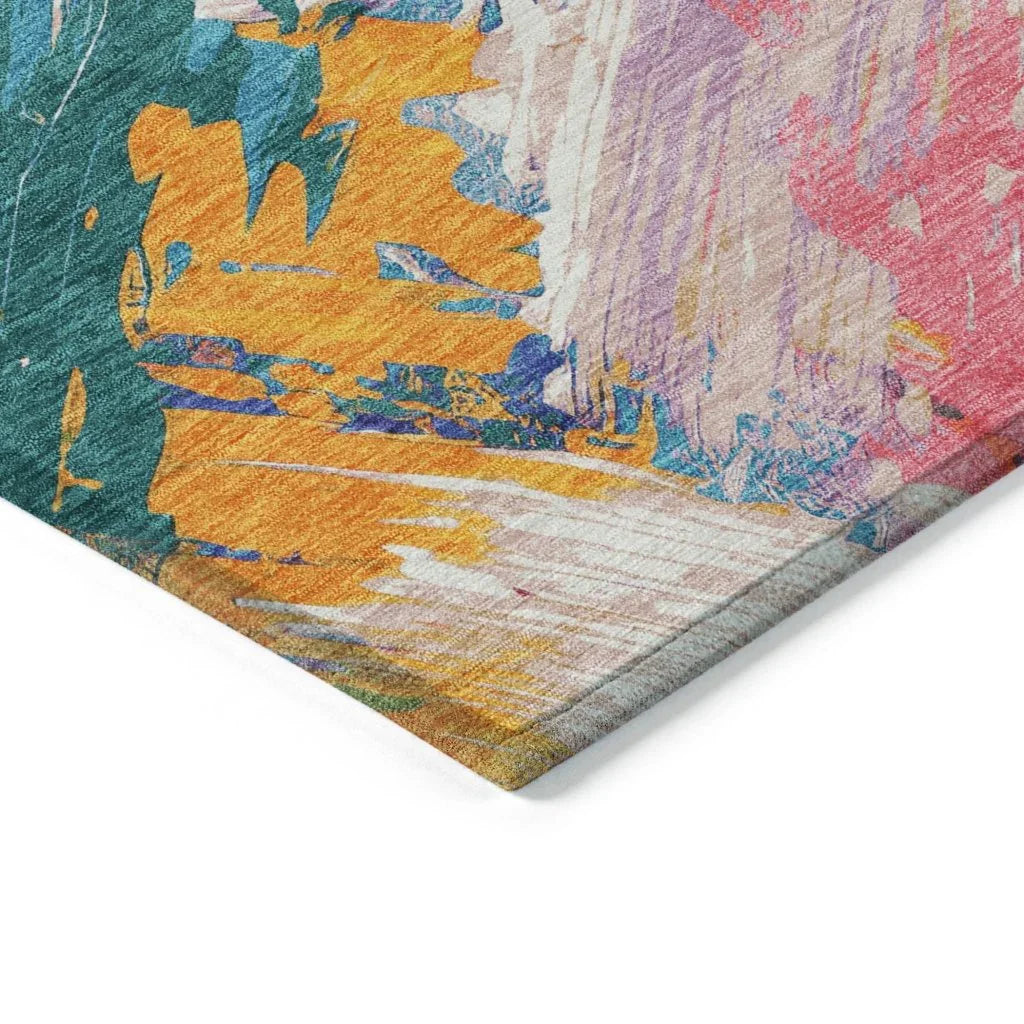 Daryah Gold Washable Indoor - Outdoor Rug - LOOMLAN - LOOMLAN Rugs - Outdoor Rugs