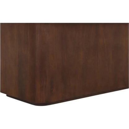 Dash White Marble & Wood Rectangular Coffee Table - LOOMLAN - Moe's Home - Coffee Tables