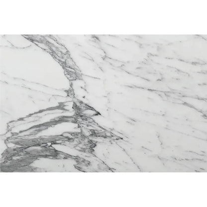 Dash White Marble & Wood Rectangular Coffee Table - LOOMLAN - Moe's Home - Coffee Tables