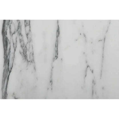 Dash White Marble & Wood Square Accent Table - LOOMLAN - Moe's Home - Side Tables