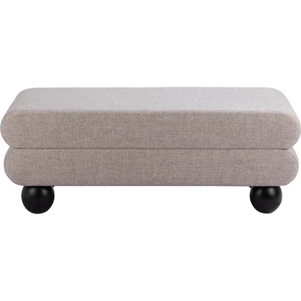 Davao Bench Gray - LOOMLAN - Zuo Modern - Bedroom Benches