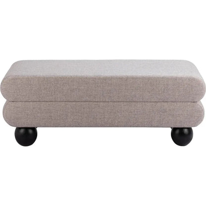 Davao Bench Gray - LOOMLAN - Zuo Modern - Bedroom Benches