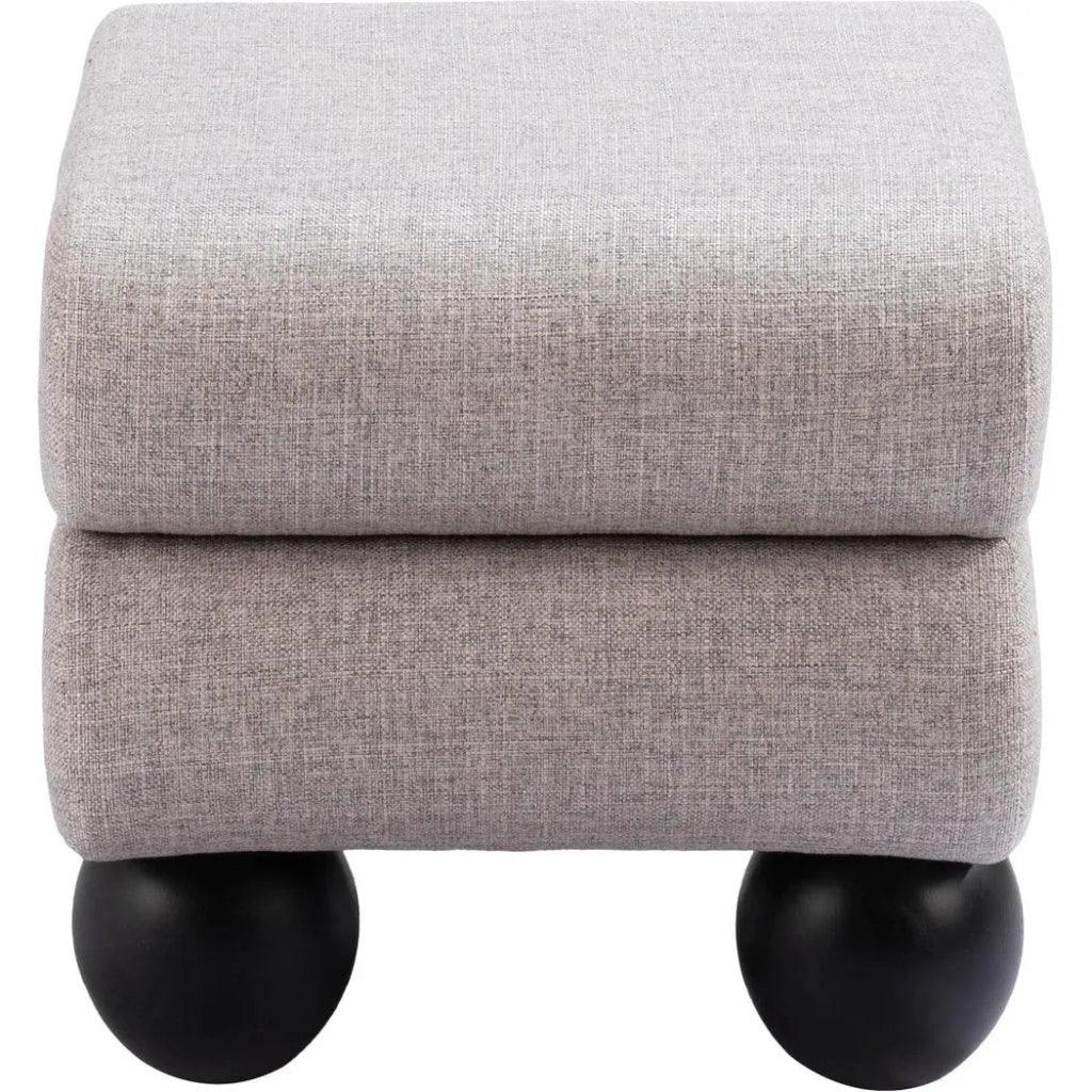 Davao Ottoman Gray - LOOMLAN - Zuo Modern - Ottomans