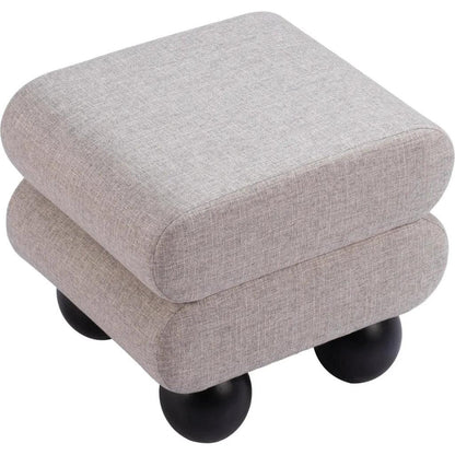 Davao Ottoman Gray - LOOMLAN - Zuo Modern - Ottomans