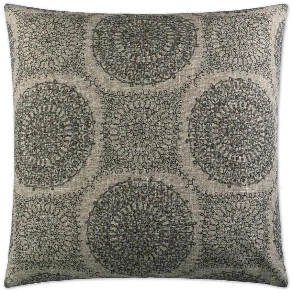 Davenport Grey Throw Pillow With Insert - LOOMLAN - D.V. Kap - Throw Pillows