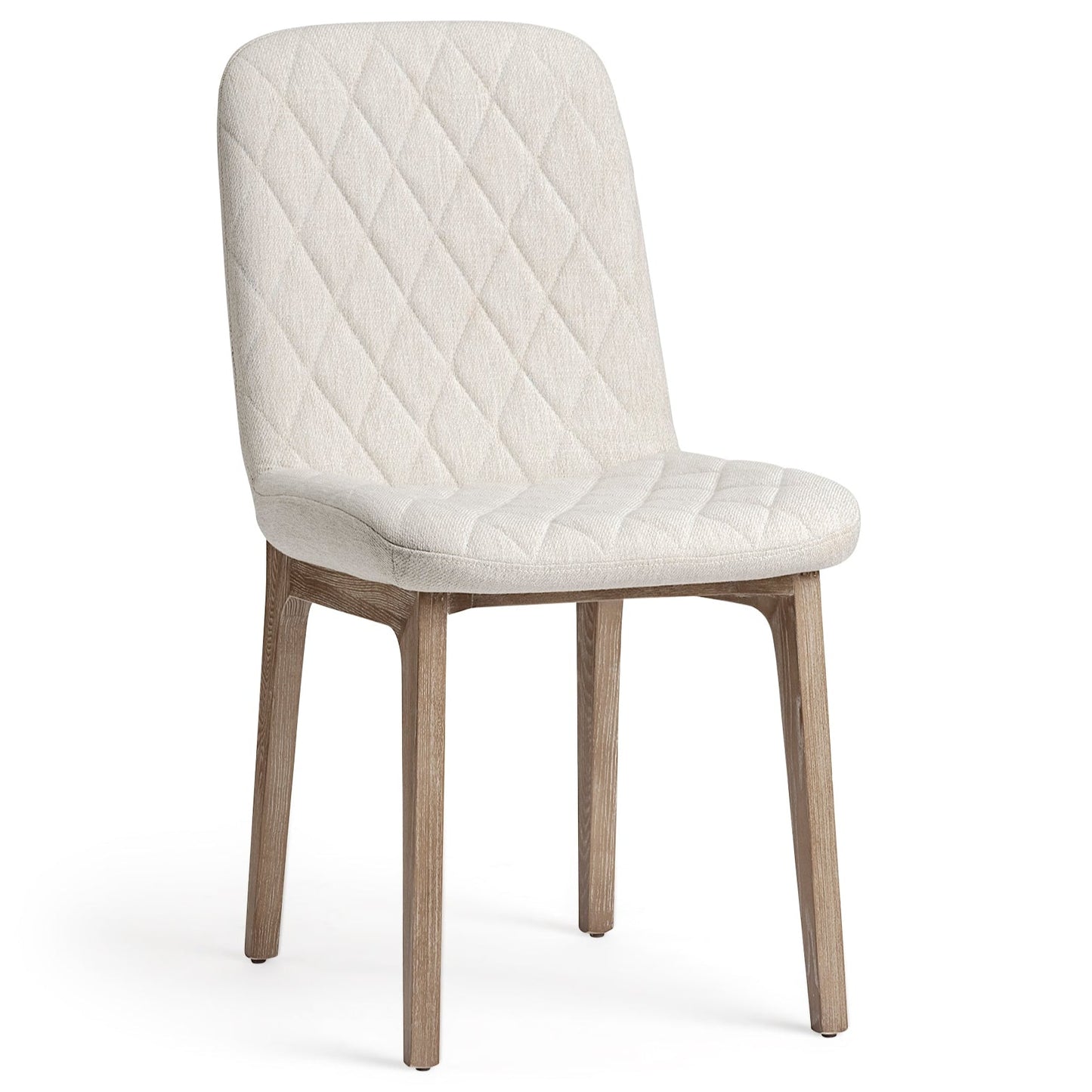 David Fabric Wrap Armless Dining Chair (Set of 2)