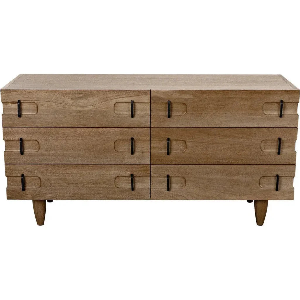 David Six Drawers Sideboard