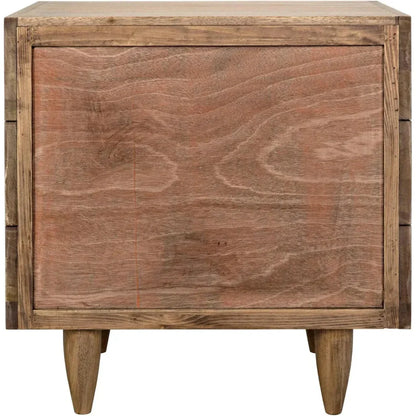 David Three Drawers Side Table