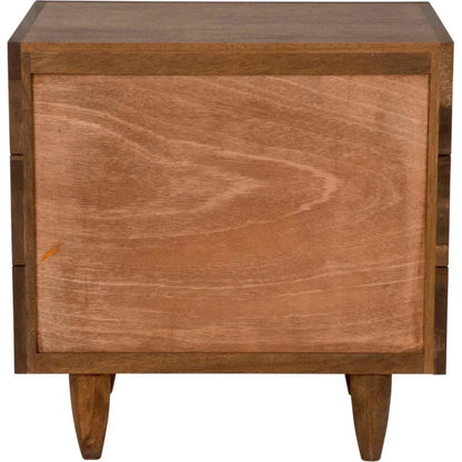 David Three Drawers Side Table