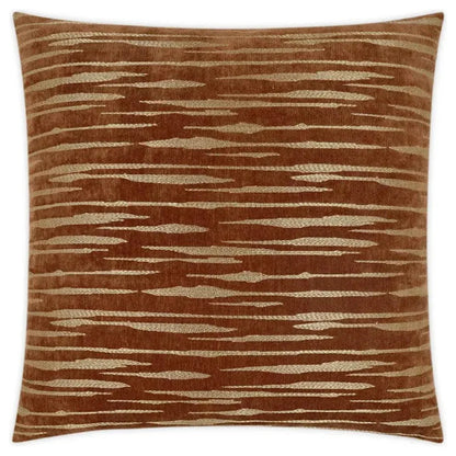 Davos Rust Red Throw Pillow With Insert - LOOMLAN - D.V. Kap - Throw Pillows