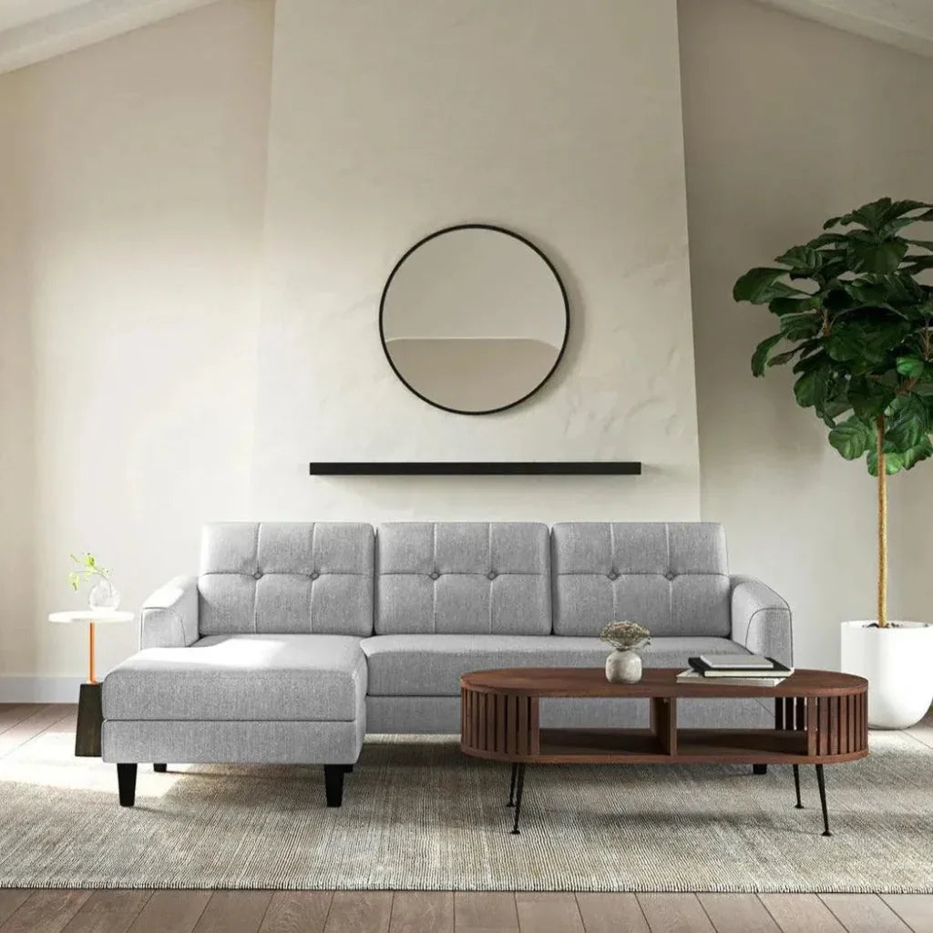 Dawn White Marble Top Accent Side Table - LOOMLAN - Moe's Home - Side Tables