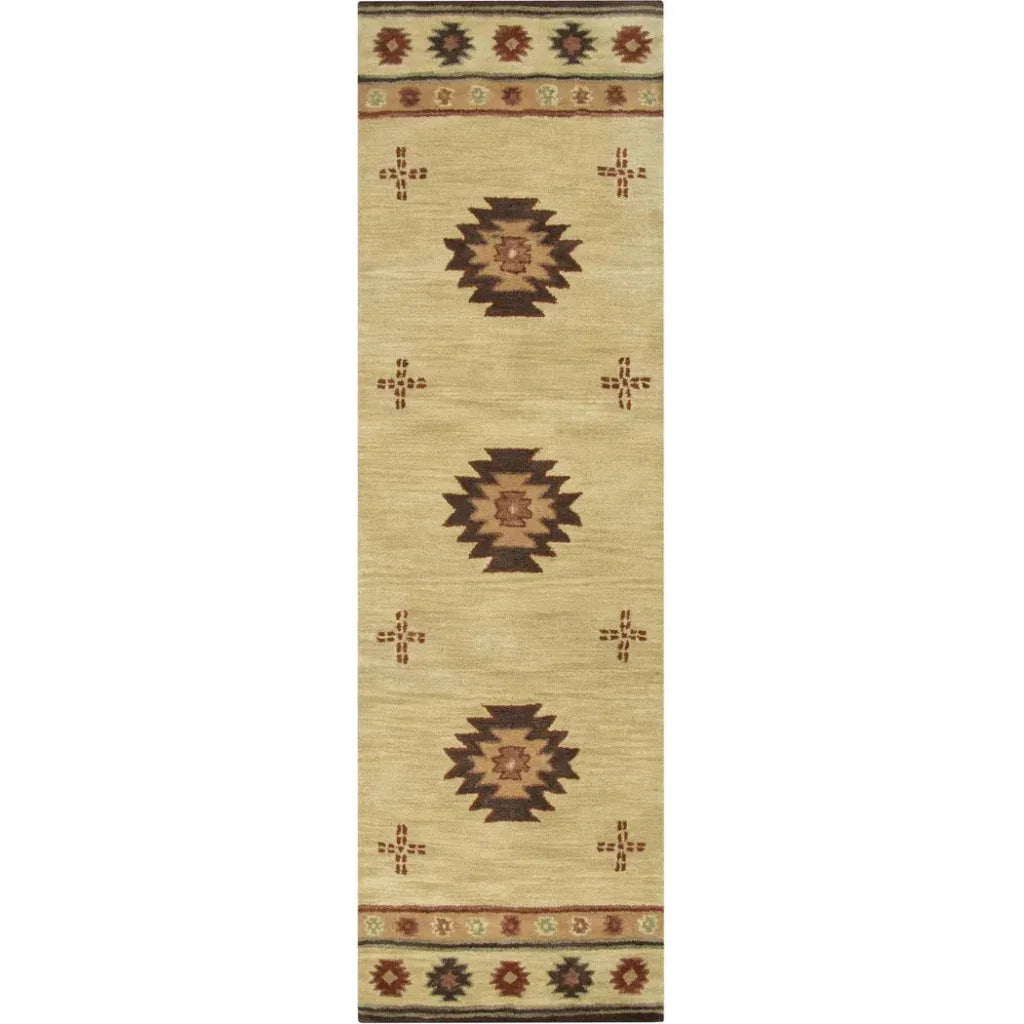 Daxy Khaki Round Area Rugs For Dining Room - LOOMLAN - LOOMLAN - Area Rugs