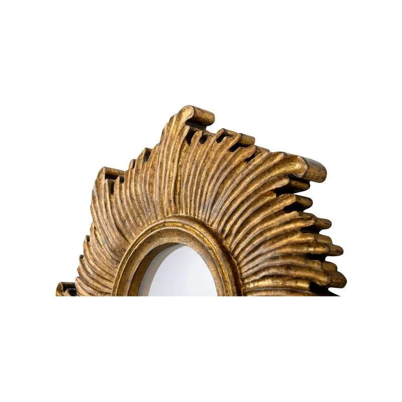 Daybreak Glistening Gold Finish Framed Wall Mirror - LOOMLAN - Chelsea House - Wall Mirrors