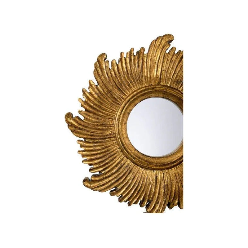 Daybreak Glistening Gold Finish Framed Wall Mirror - LOOMLAN - Chelsea House - Wall Mirrors