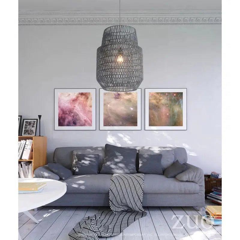Daydream Ceiling Lamp Gray - LOOMLAN - Zuo Modern - Pendants