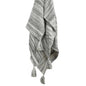 Daza Outdoor Throw Blanket-Outdoor Blankets-LOOMLAN-Multi- Grays-LOOMLAN