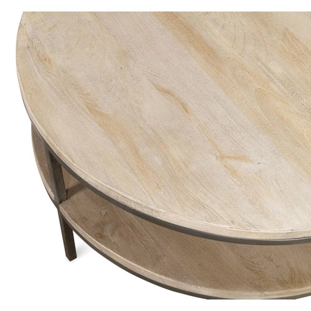 De Stiol Coffee Table Round With - LOOMLAN - Sarreid - Coffee Tables