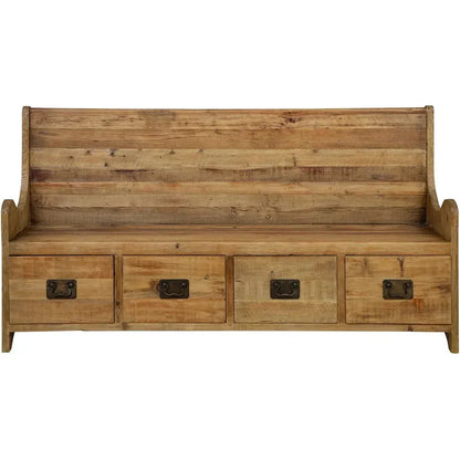 DeLine Multi - Toned Wooden Storage Bench - LOOMLAN - Furniture Classics - Bedroom Benches