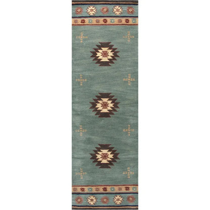 Deal Gray Blue Round Area Rugs For Dining Room - LOOMLAN - LOOMLAN - Area Rugs