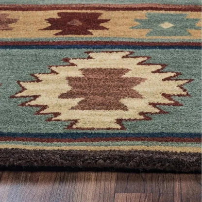 Deal Gray Blue Round Area Rugs For Dining Room - LOOMLAN - LOOMLAN - Area Rugs