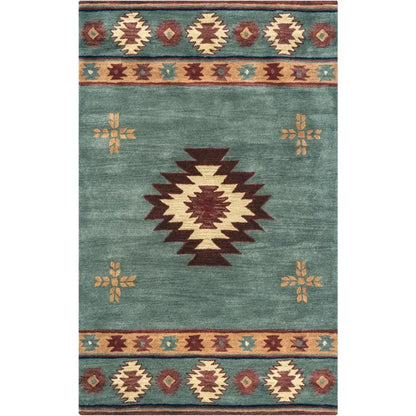 Deal Gray Blue Round Area Rugs For Dining Room - LOOMLAN - LOOMLAN - Area Rugs