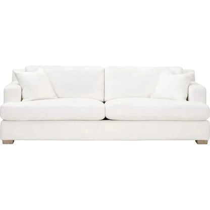 Dean 92" California Casual Sofa Boucle Snow Natural - LOOMLAN - Essentials For Living - Sofas & Loveseats