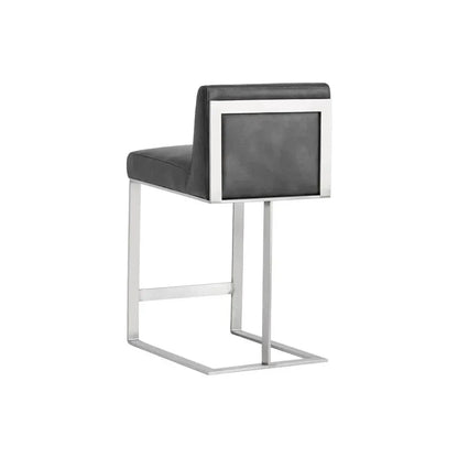 Dean Leather Counter Stool - LOOMLAN - SUNPAN - Counter Stools