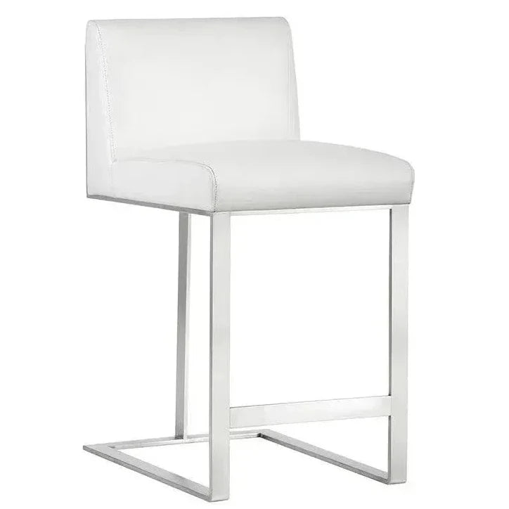 Dean Leather Counter Stool - LOOMLAN - SUNPAN - Counter Stools