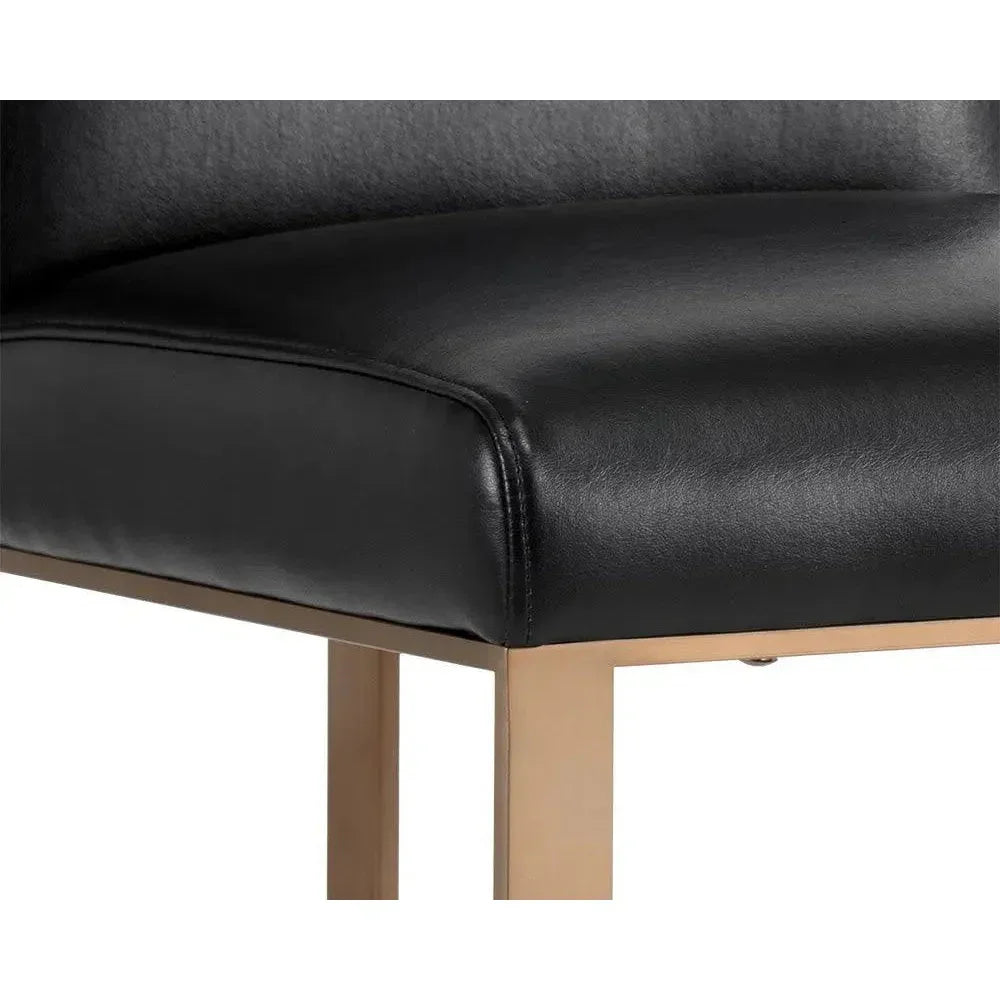 Dean Leather Counter Stool - LOOMLAN - SUNPAN - Counter Stools