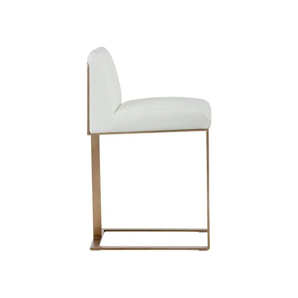 Dean Leather Counter Stool - LOOMLAN - SUNPAN - Counter Stools