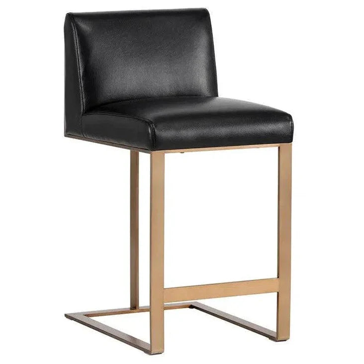 Dean Leather Counter Stool - LOOMLAN - SUNPAN - Counter Stools