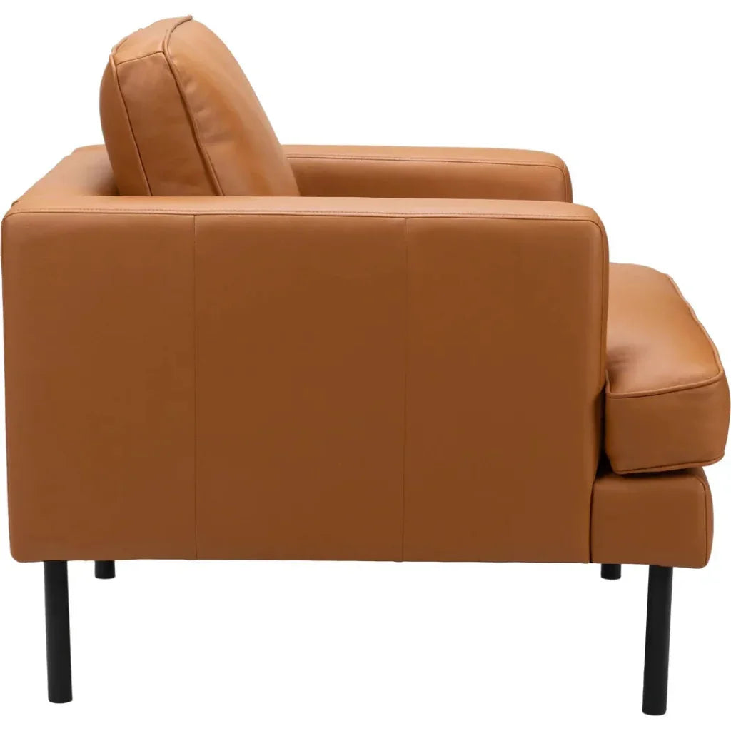 Decade Armchair Brown - LOOMLAN - Zuo Modern - Club Chairs