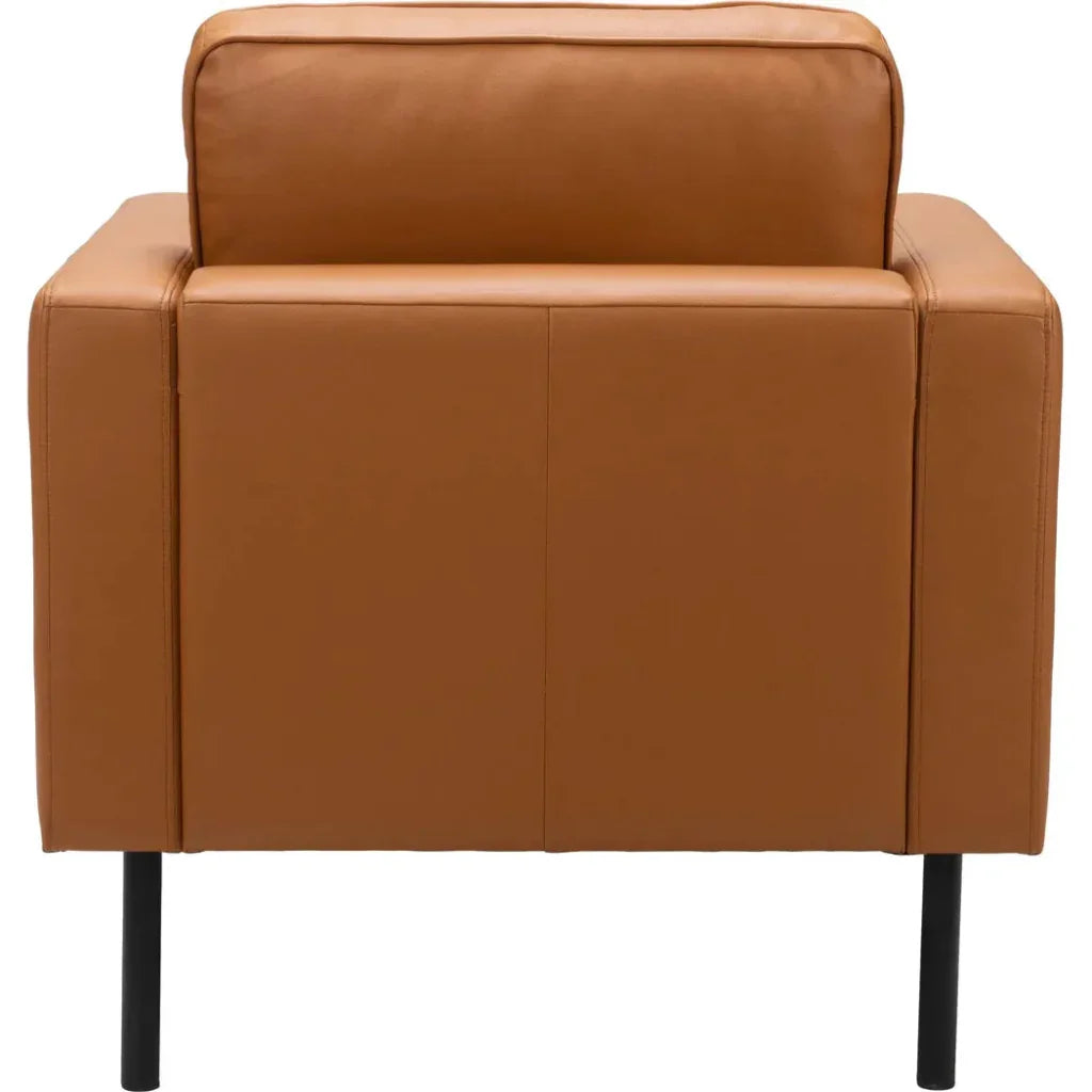 Decade Armchair Brown - LOOMLAN - Zuo Modern - Club Chairs