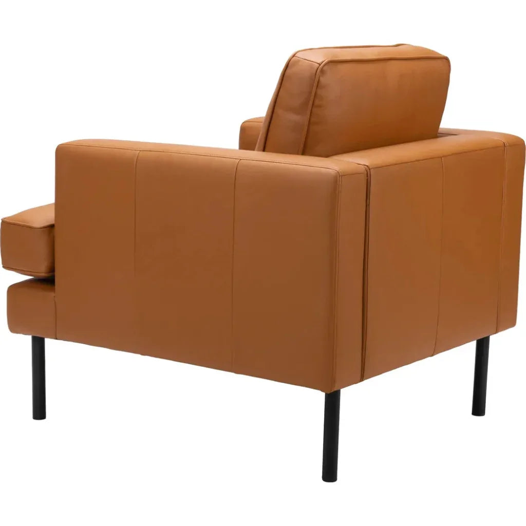 Decade Armchair Brown - LOOMLAN - Zuo Modern - Club Chairs