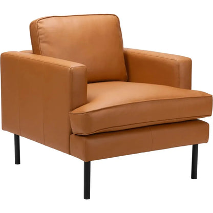 Decade Armchair Brown - LOOMLAN - Zuo Modern - Club Chairs