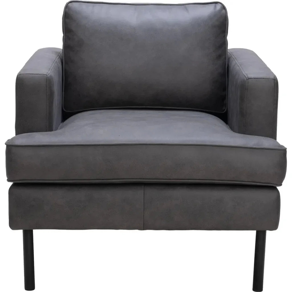 Decade Armchair Vintage Gray - LOOMLAN - Zuo Modern - Club Chairs