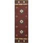 Deck Burgundy Round Area Rugs For Dining Room - LOOMLAN - LOOMLAN - Area Rugs