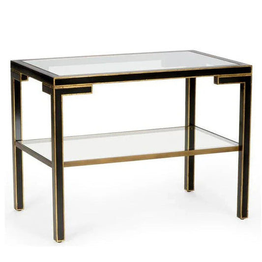 Decker Wood Framed Black Cocktail Table - LOOMLAN - Chelsea House - Coffee Tables