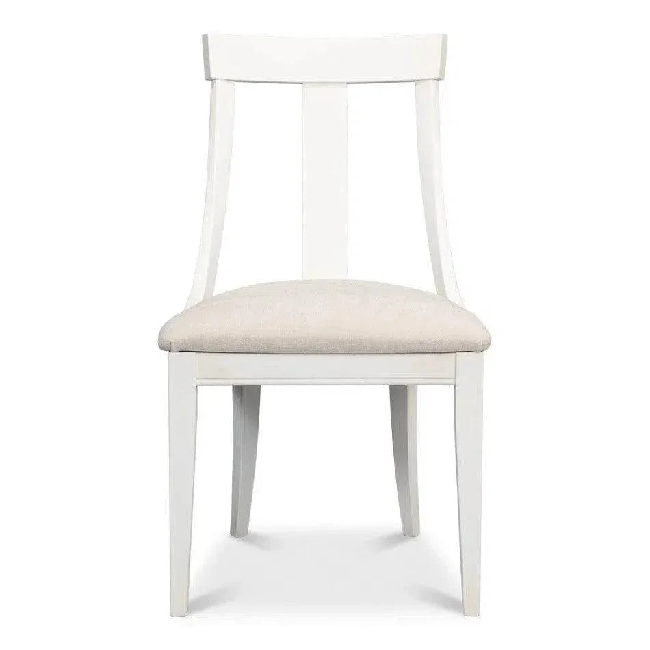 Deco Linen Armless Dining Chair 2PC - LOOMLAN - Sarreid - Dining Chairs