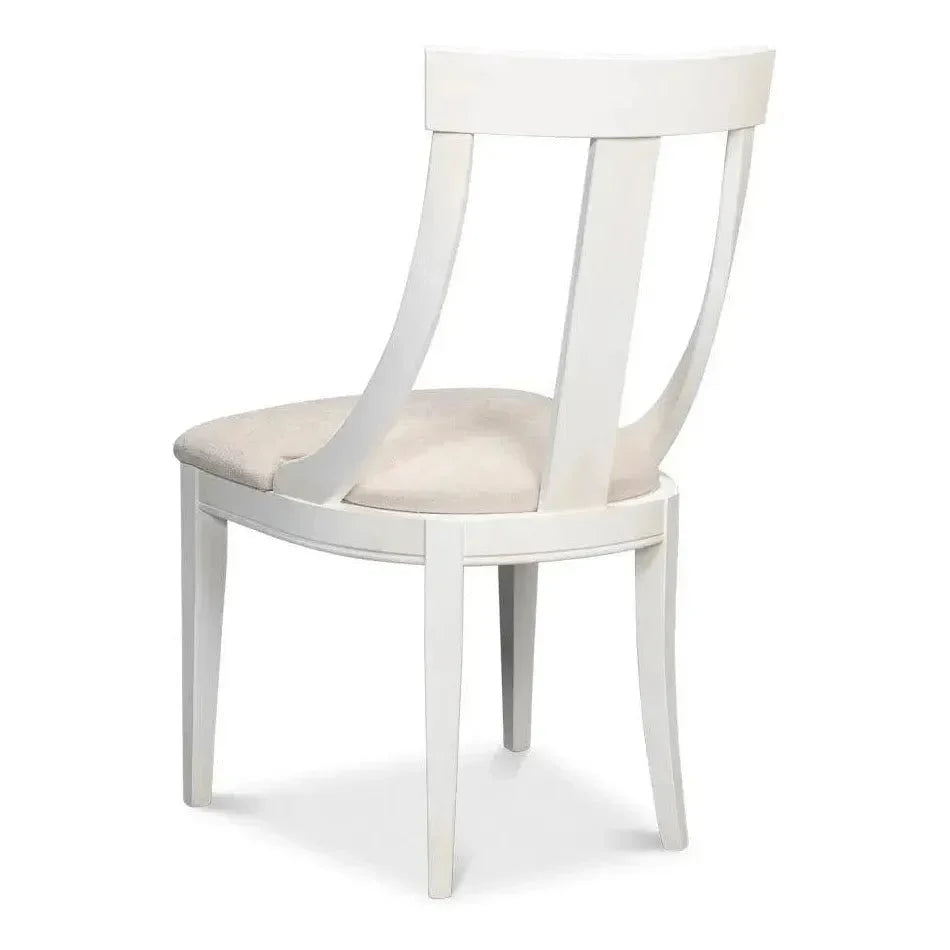 Deco Linen Armless Dining Chair 2PC - LOOMLAN - Sarreid - Dining Chairs