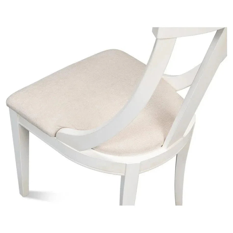 Deco Linen Armless Dining Chair 2PC - LOOMLAN - Sarreid - Dining Chairs